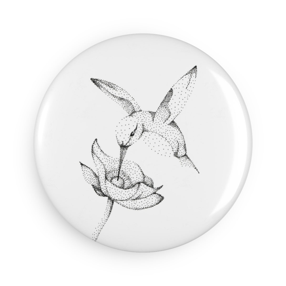 Button Magnet — Hummingbird