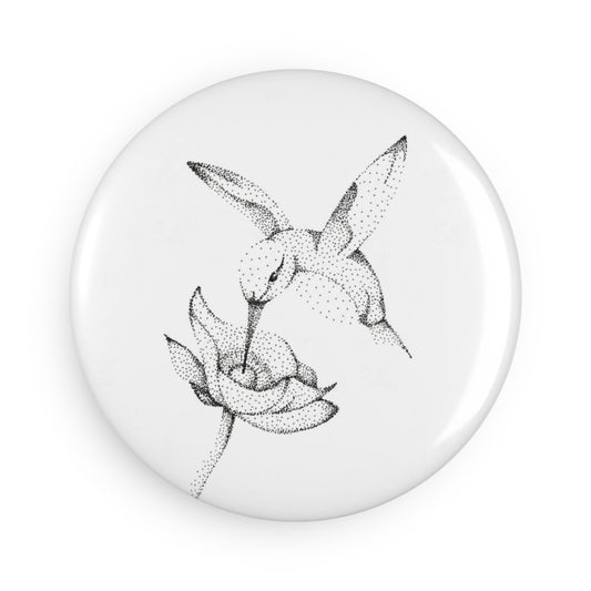 Button Magnet — Hummingbird