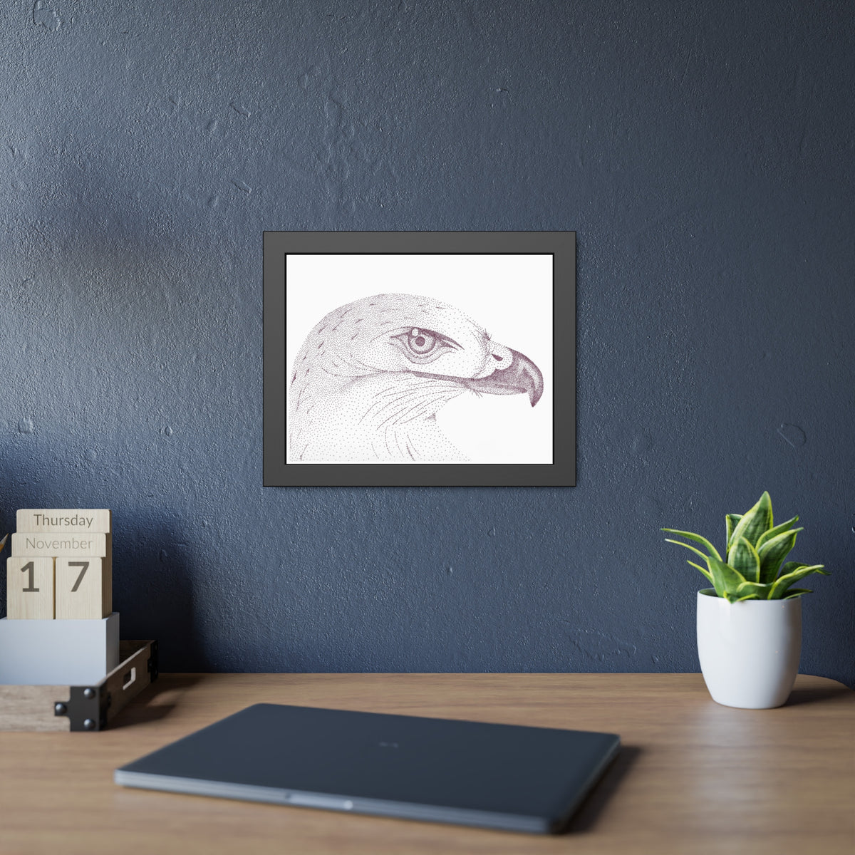 Framed Paper Posters - Hawk