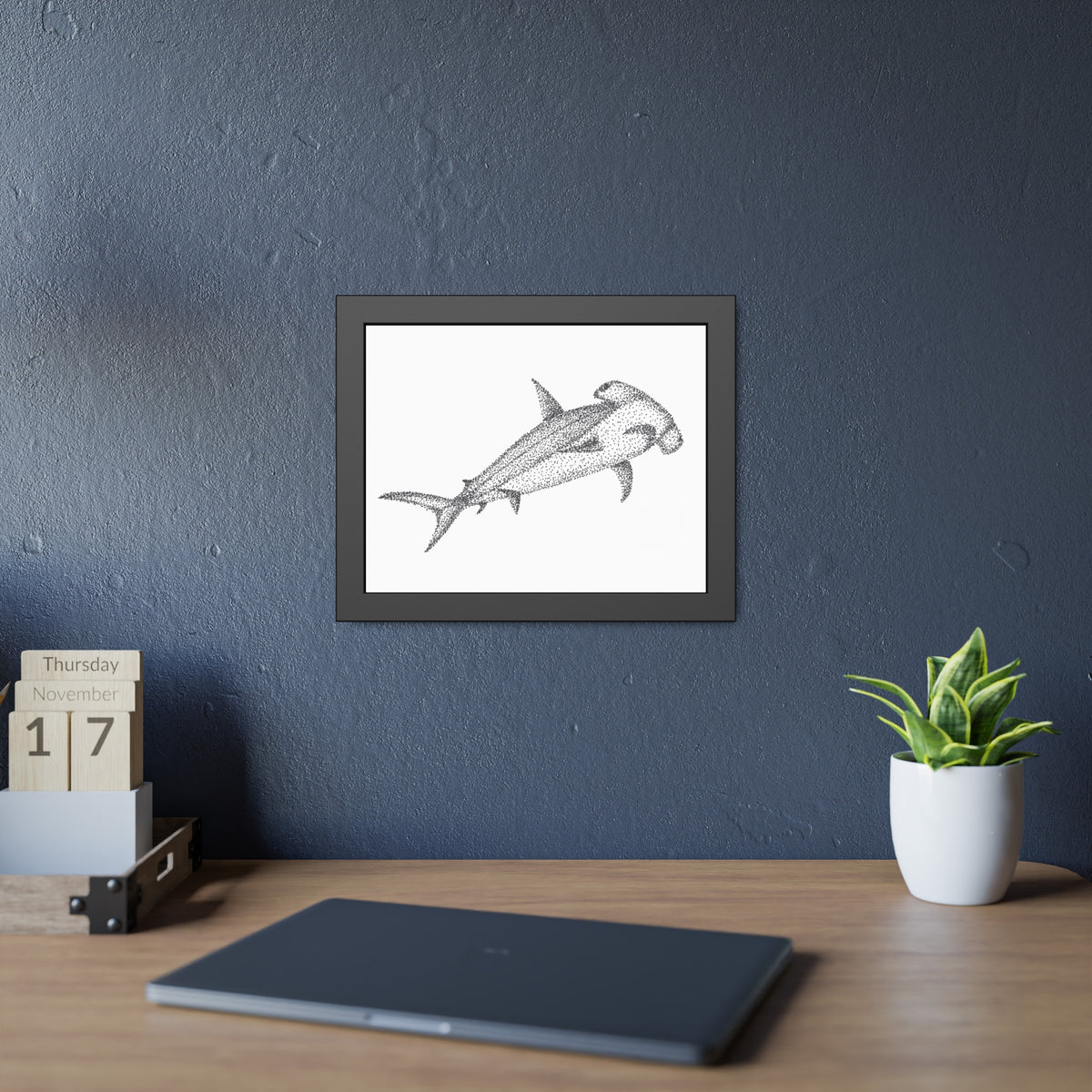 Framed Paper Posters - Hammerhead