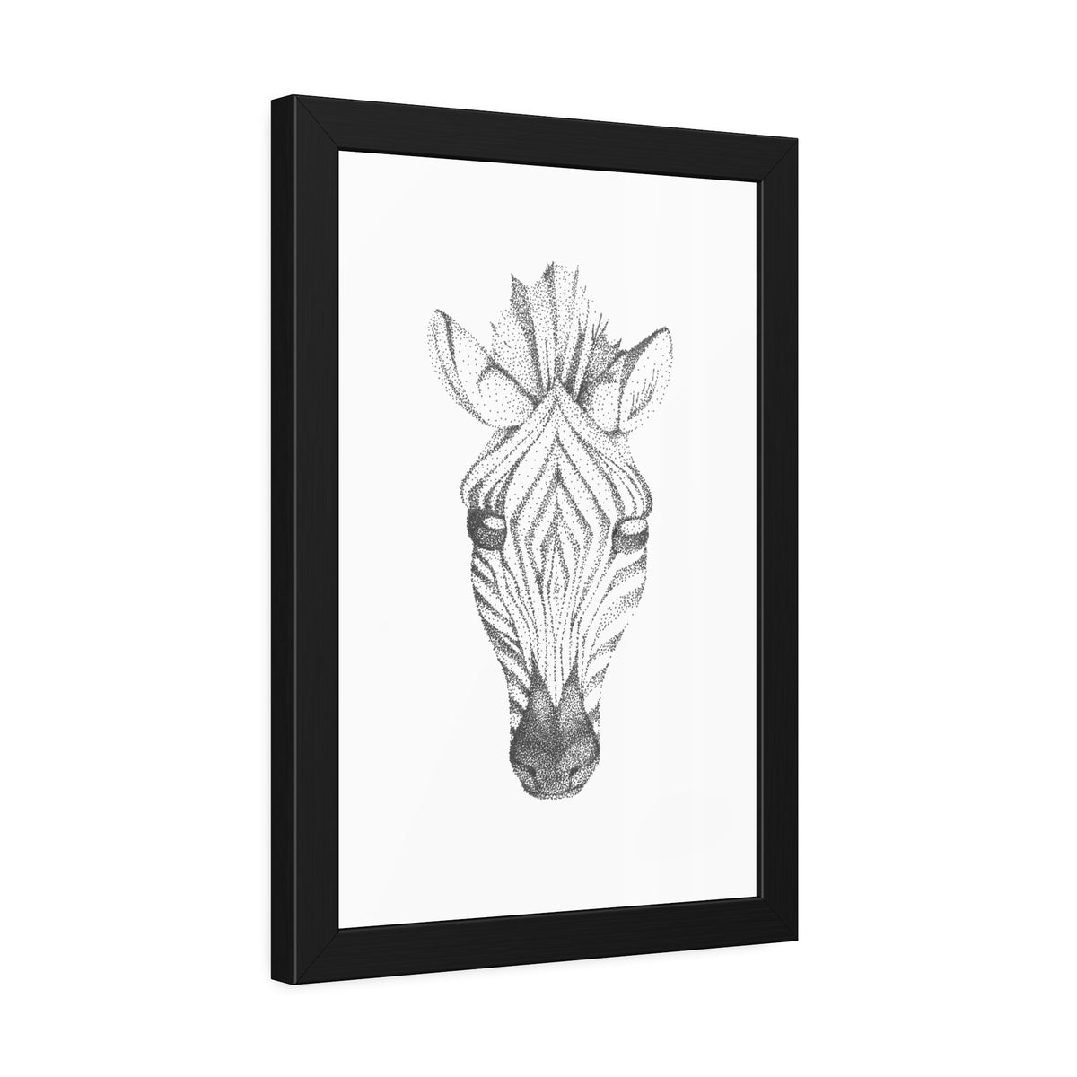 Framed Paper Posters - Zebra