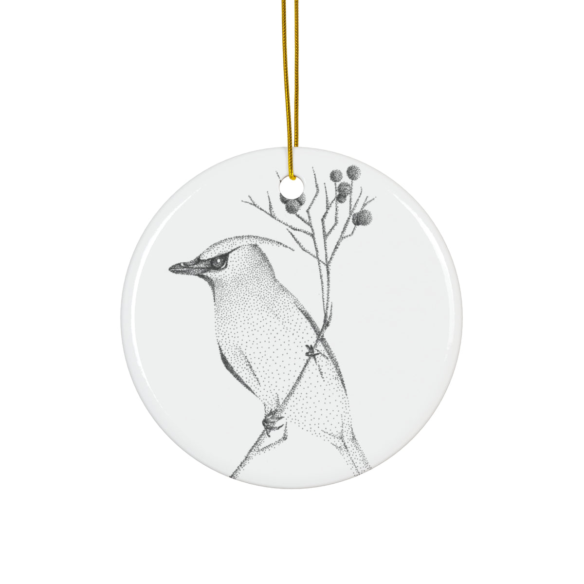 Ceramic Ornament, 4 Shapes