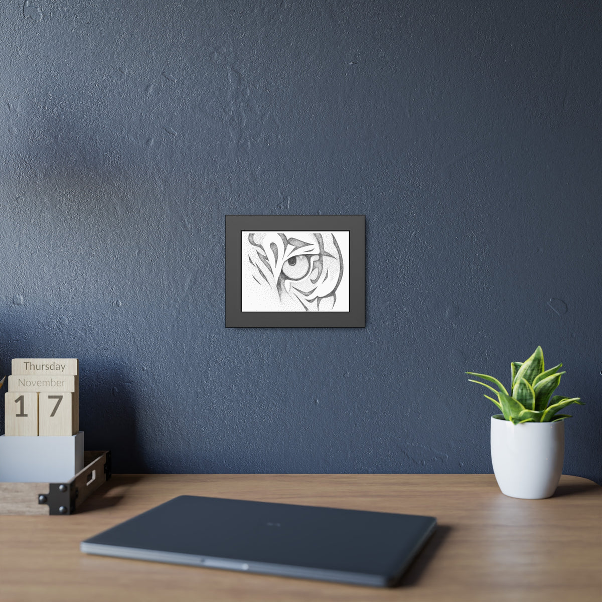 Framed Paper Posters - Tiger Eye