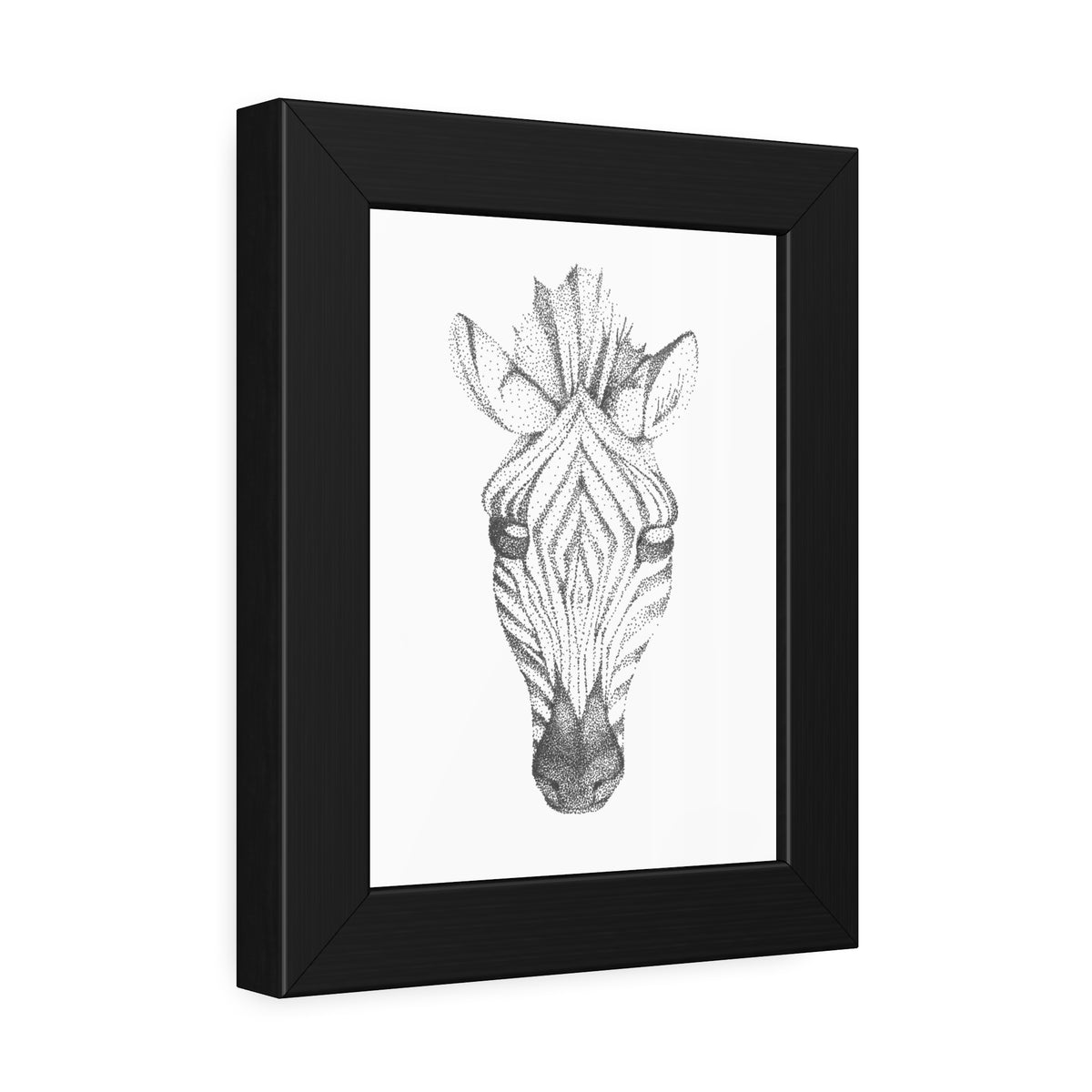Framed Paper Posters - Zebra