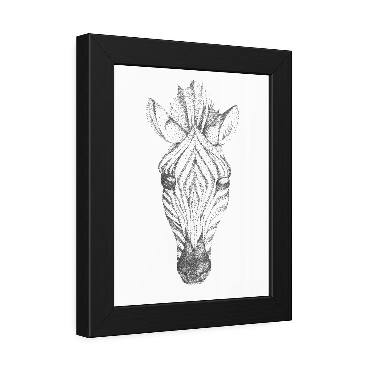 Framed Paper Posters - Zebra