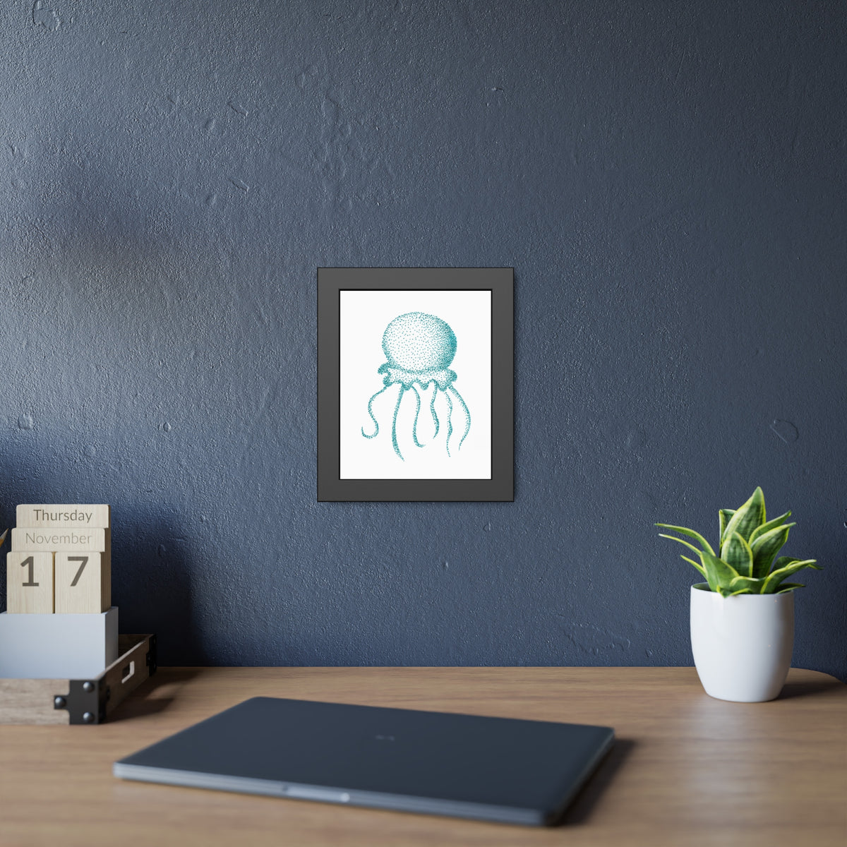Framed Paper Posters - Jellyfish