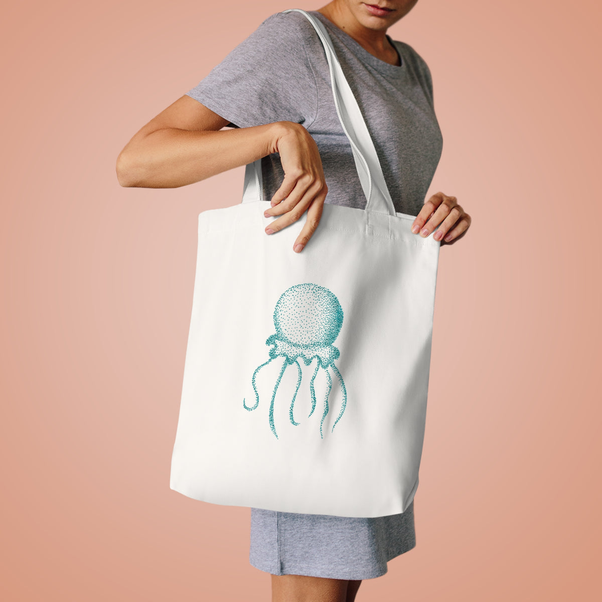 Cotton Tote Bag - Jellyfish