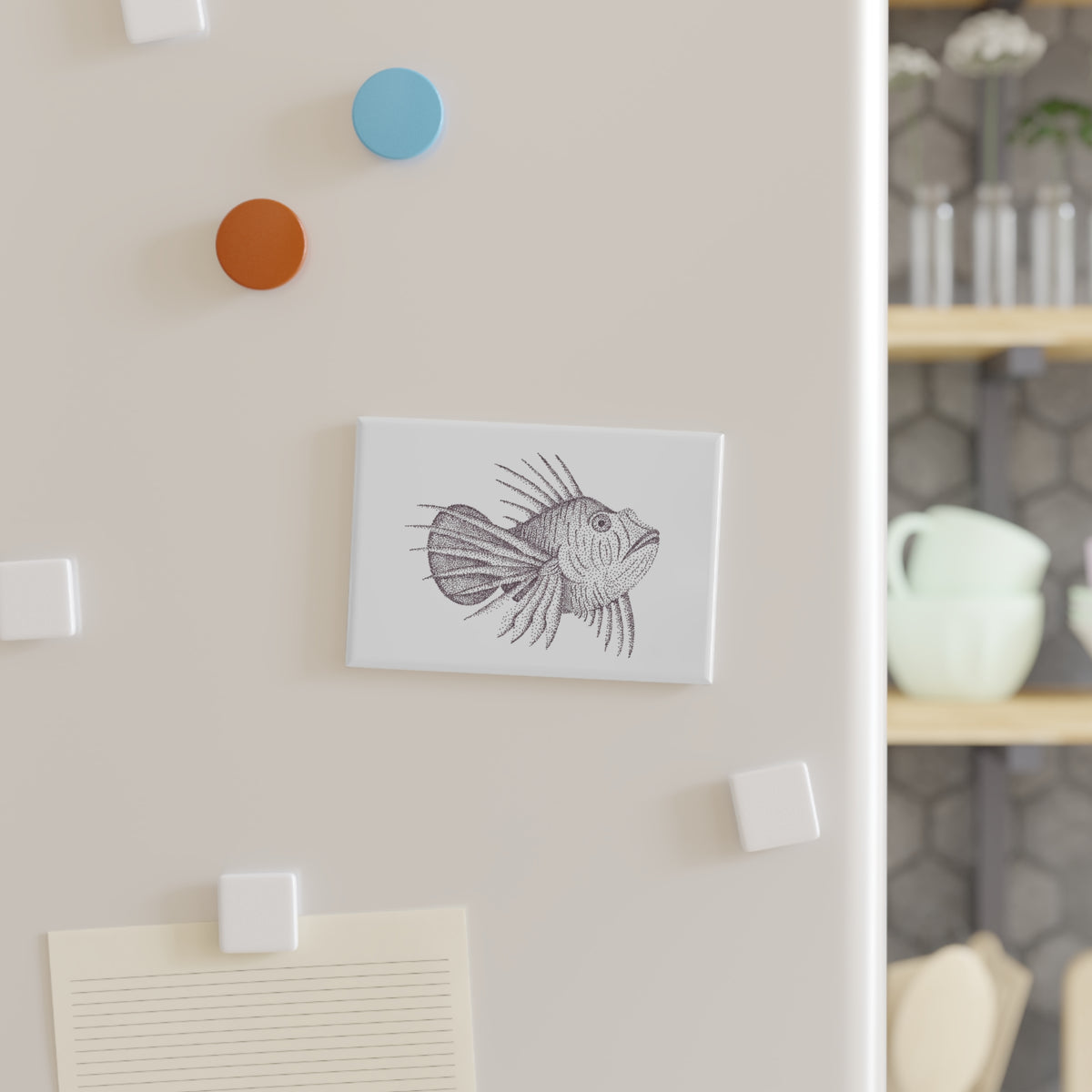 Magnet, Rectangle - Lionfish