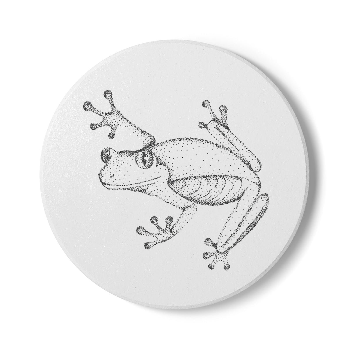 Ceramic Drink Coaster Set — Tree Frog