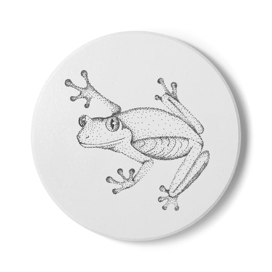 Ceramic Drink Coaster Set — Tree Frog