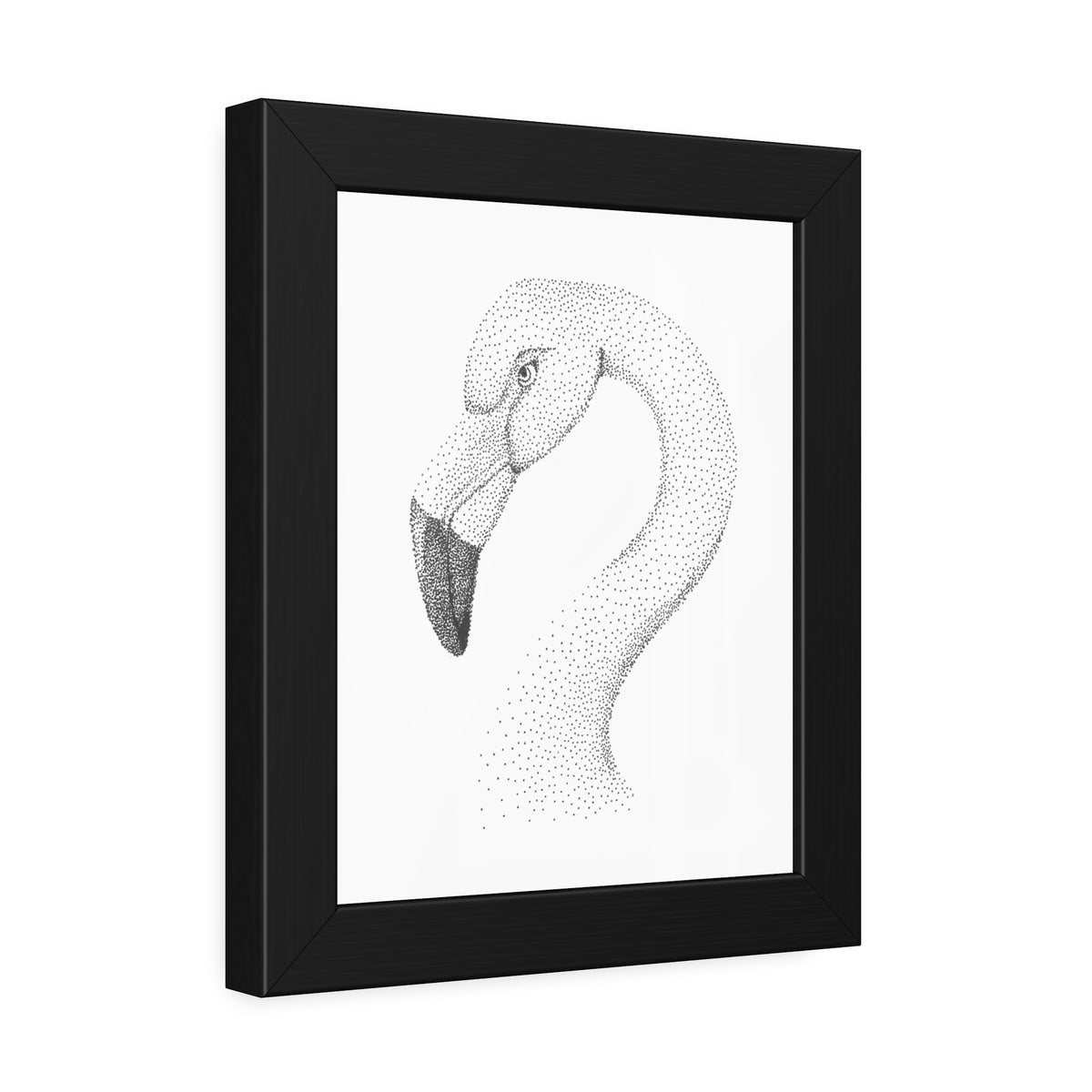 Framed Paper Posters - Flamingo