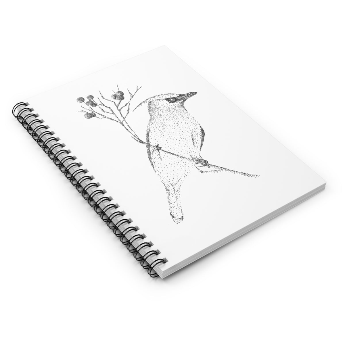 Spiral Notebook - Waxwing