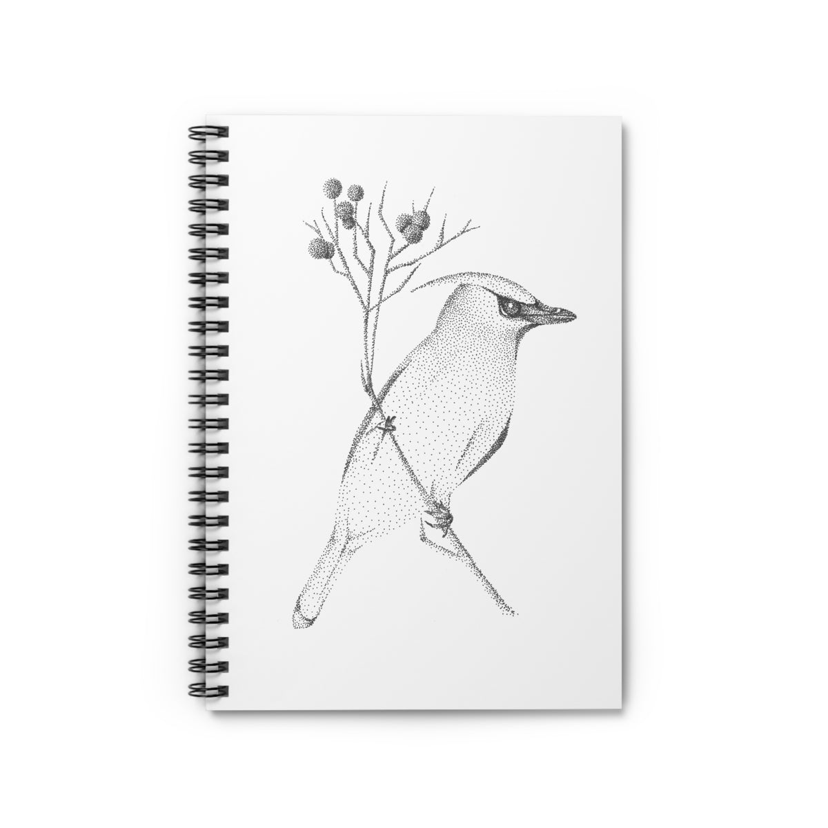 Spiral Notebook - Waxwing