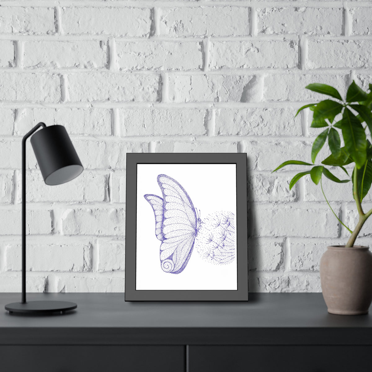 Framed Paper Posters - Butterfly