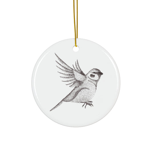Ceramic Ornament — Sparrow
