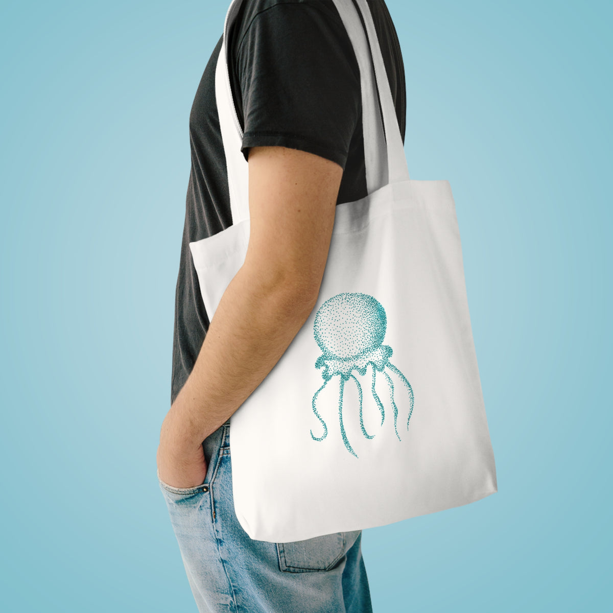 Cotton Tote Bag - Jellyfish