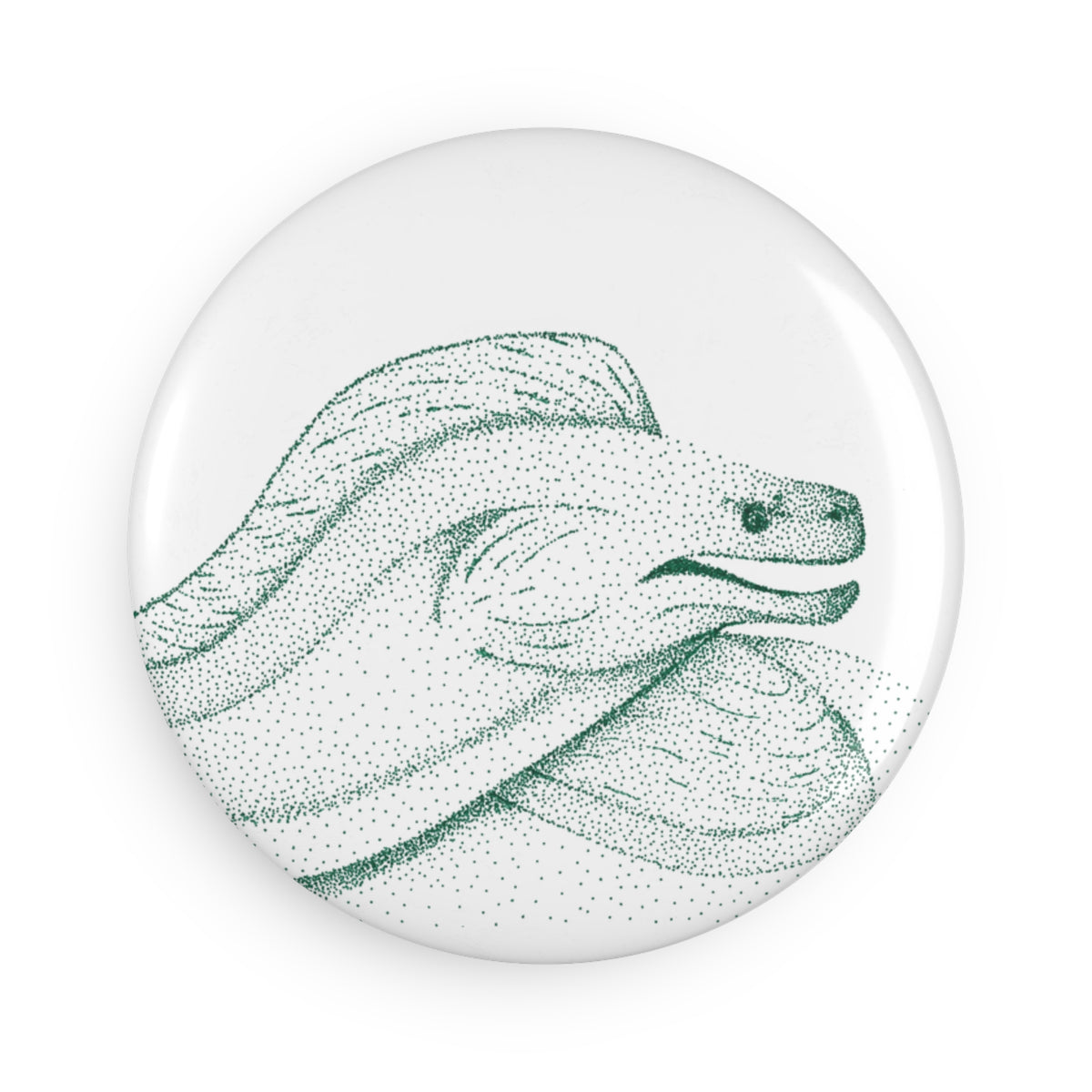 Button Magnet, Round - Moray Eel
