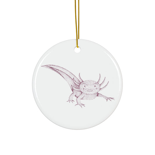 Ceramic Ornament — Axolotl