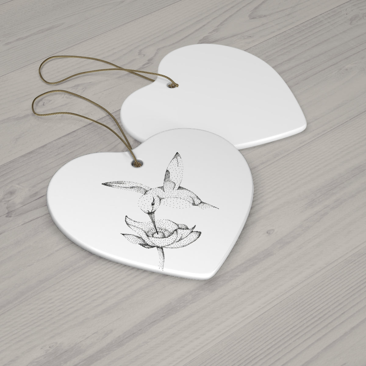 Ceramic Ornament — Hummingbird