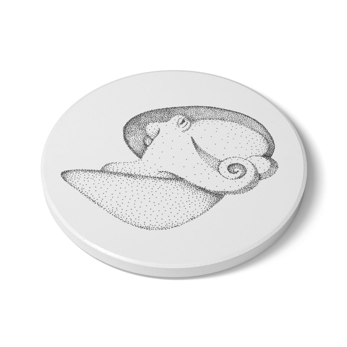 Ceramic Drink Coaster Set - Shelled Octopus